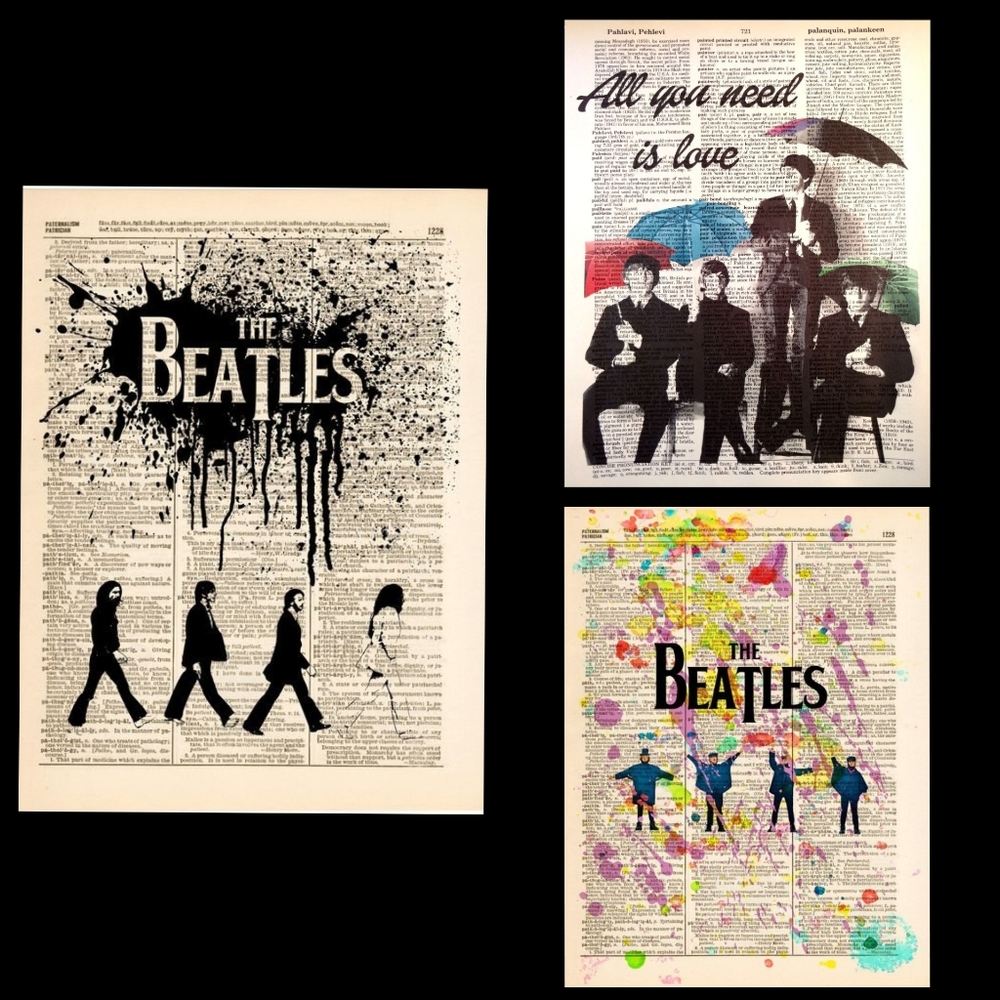 Dictionary Book Page Art Decor
The Beatle